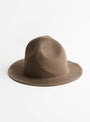 Washable Travel Hat Brown from Sublimeroe at Couverture & The Garbstore
front