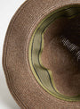 Washable Travel Hat Brown from Sublimeroe at Couverture & The Garbstore
detail
