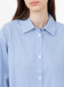 The Generous Shirt from mfpen comes in Embassy Stripe at Couverture & The Garbstore
model detail