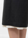 The Slash Shorts from mfpen come in Dark Grey at Couverture & The Garbstore
model detail