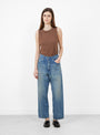 The Selvedge Denim Ranch Pants Work from Chimala come in Light Blue at Couverture & The Garbstore
model front 