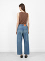 The Selvedge Denim Ranch Pants Work from Chimala come in Light Blue at Couverture & The Garbstore
back