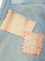 14oz-Denim-5-Pocket-Baggy-Jeans-Blue-KAPITAL-(Patch Detail) at Couverture & The Garbstore