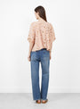 Peak Silk Top Print X from Anntian at Couverture & The Garbstore
model back