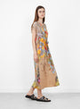 Simple Dress Print F from Anntian at Couverture & The Garbstore
model side
