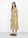 Peak Silk Dress Print N from Anntian at Couverture & The Garbstore
model side