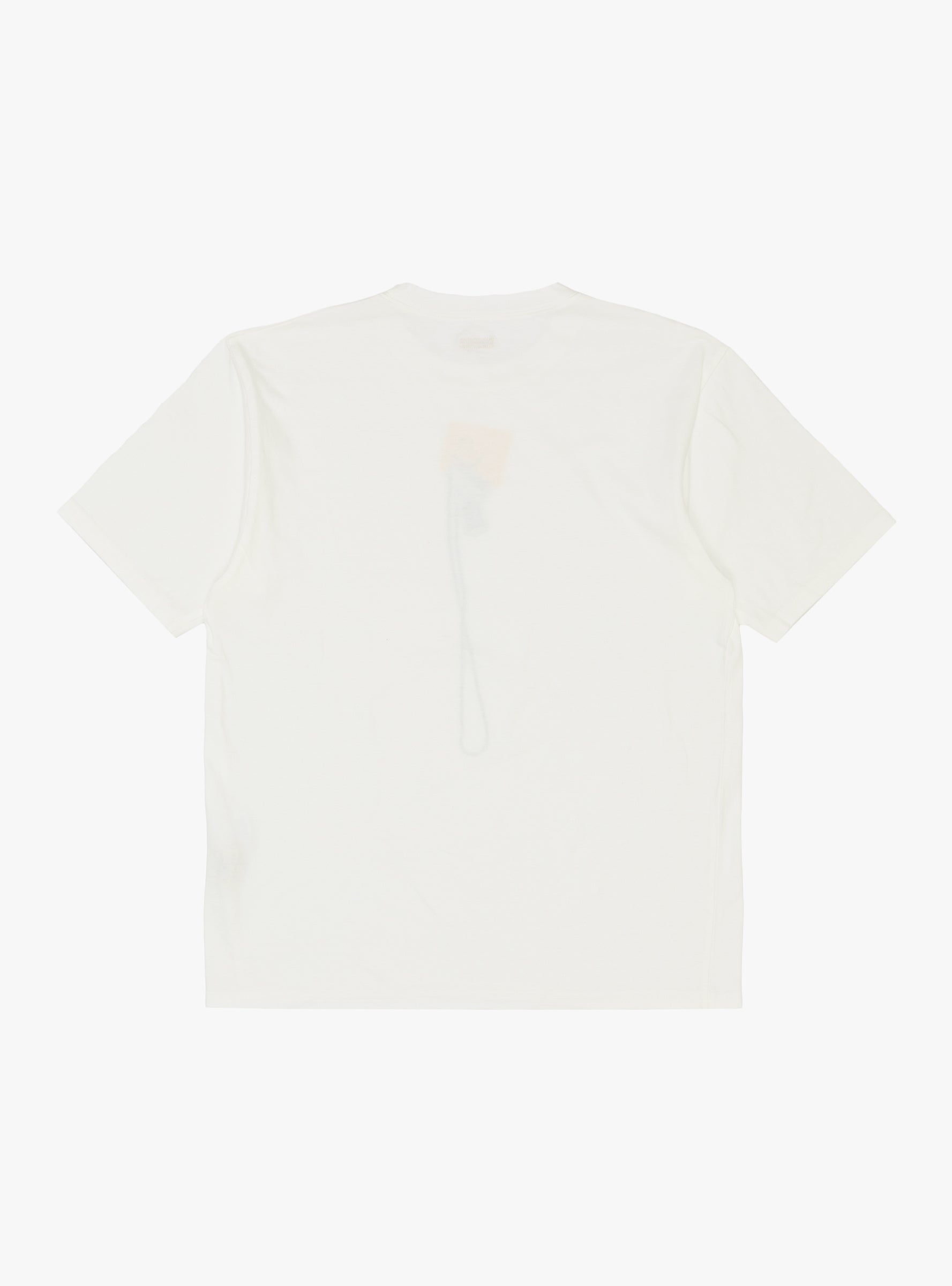 Jersey Peckish Dog Tag Crew T-Shirt White KAPITAL (back) at Couverture & The Garbstore