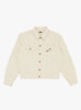 Vintage Satin Westerner Jacket Ecru KAPITAL (front) at Couverture & The Garbstore