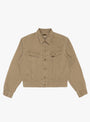 Vintage Satin Westerner Jacket Mocha Beige KAPITAL (front) at Couverture & The Garbstore