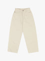 Vintage Satin Club Baggy 5P Pants Ecru KAPITAL (front) at Couverture & The Garbstore