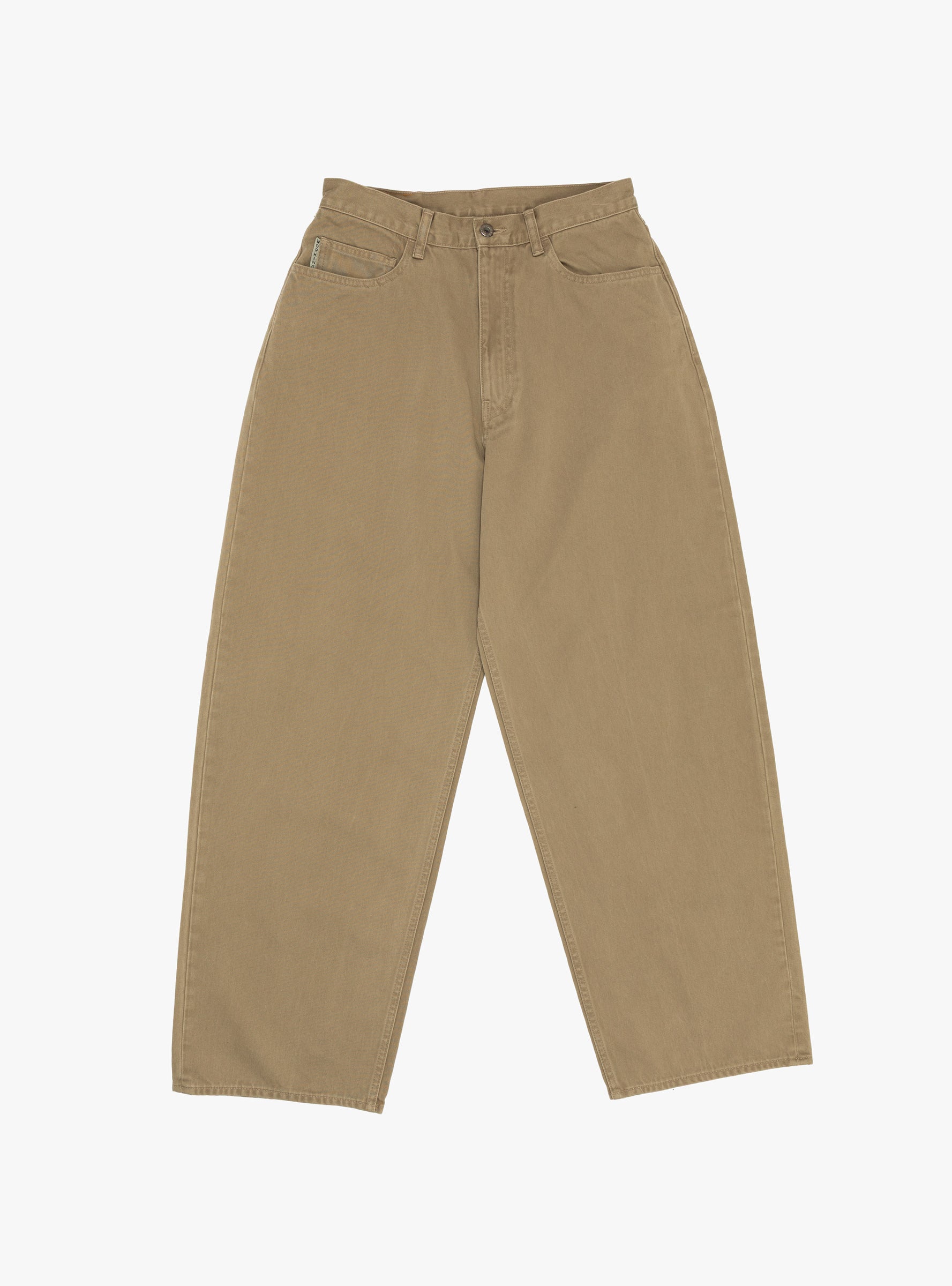 Vintage Satin Club Baggy 5P Pants Mocha Beige KAPITAL (front) at Couverture & The Garbstore