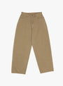 Vintage Satin Club Baggy 5P Pants Mocha Beige KAPITAL (front) at Couverture & The Garbstore