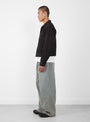 Liberty Baggy Fatigue Pants Hickoree KAPITAL (model side) at Couverture & The Garbstore