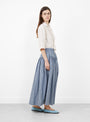 The La Jupe Skirt Chambray Stripe from A'Court at Couverture & the Garbstore
model side