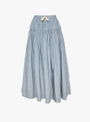 The La Jupe Skirt Chambray Stripe from A'Court at Couverture & the Garbstore
front