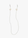 Pearl Beads Glasses Chain White Horse