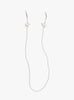 Pearl Beads Glasses Chain White Horse