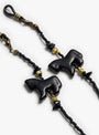 Pearl Beads Glasses Chain Black Horse KAPITAL (charm detail) at Couverture & The Garbstore