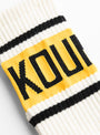 144 Yarns Kountry Socks-White-KAPITAL at Couverture & The Garbstore Detail