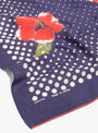 Coco Hibiscus Fastcolour Selvedge Bandana Purple from Kapital at Couverture & The Garbstore
detail
