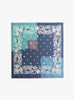 Garen Patchwork Selvedge Bandana-Navy-KAPITAL at Couverture & The Garbstore Main