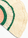 The Toquilla Frilly Fan No Handle from CORO CORA at Couverture & The Garbstore detail