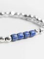 The Edition 2 Bracelet from GOTTLOB comes in Blue and White at Couverture & The Garbstore
beads