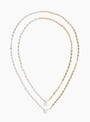Subtle Link Chain Large Silver GOTTLOB (Front Size Comparison) at Couverture & The Garbstore