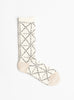 The 84 Yarns Sashiko Socks Ecru from Kapital at Couverture & The Garbstore
front 