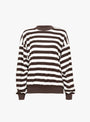The Sifnos Sweatshirt Striped Terry from Suzie Kondi at Couverture & The Garbstore
front 