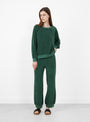 The Samos Sweatshirt Ivy from Suzie Kondi at Couverture & The Garbstore
model front 