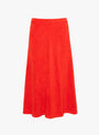 The Sienna Midi Skirt Cherry from Suzie Kondi at Couverture & The Garbstore
front