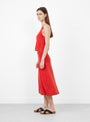 The Tia Racerback Tank Top Cherry from Suzie Kondi at Couverture & The Garbstore
side
