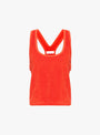 The Tia Racerback Tank Top Cherry from Suzie Kondi at Couverture & The Garbstore
front 