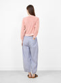 The Delos Pants Navy Stripe from Suzie Kondi at Couverture & The Garbstore
model back