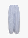 The Delos Pants Navy Stripe from Suzie Kondi at Couverture & The Garbstore
front 