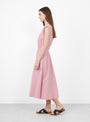 The Demi Boatneck Dress Poppy Stripe from Suzie Kondi at Couverture & the Garbstore side 