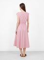 The Demi Boatneck Dress Poppy Stripe from Suzie Kondi at Couverture & the Garbstore back