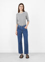 The Jordi Jeans Japanese Denim Kyaneos from Suzie Kondi at Couverture & The Garbstore
model front 