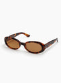 The Valentina Sunglasses from DMY Studios come in Havana at Couverture & The Garbstore
angle