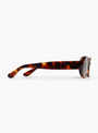 The Valentina Sunglasses from DMY Studios come in Havana at Couverture & The Garbstore
side
