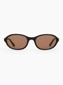 The Bibi Sunglasses from DMY Studios come in Black at Couverture & The Garbstore
front 