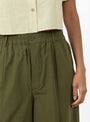 The Papery Lantern Trousers from 7115 by Szeki come in Olive at Couverture & The Garbstore
detail