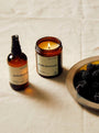 The Jardin de la Lune Home Mist in 100ml rom Earl of East at Couverture and The Garbstore&nbsp;
with candle