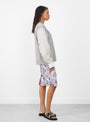 T-Shirt with Shirting Sleeves Grey Multi Meryll Rogge at Couverture & The Garbstore
model side