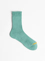 The Rib Organic Cotton Socks Green from Mauna Kea at Couverture and The Garbstore
front