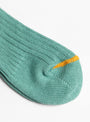 The Rib Organic Cotton Socks Green from Mauna Kea at Couverture and The Garbstore
detail