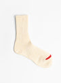 The Rib Organic Cotton Socks Natural from Mauna Kea at Couverture and The Garbstore
front