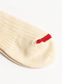 The Rib Organic Cotton Socks Natural from Mauna Kea at Couverture and The Garbstore
detail