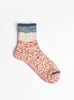 The Six Colour Twister & Slab Nep Socks Navy from Mauna Kea at Couverture and The Garbstore
front